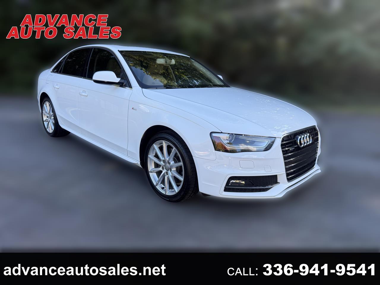 2016 Audi A4 Auto quattro 2.0T Premium Plus