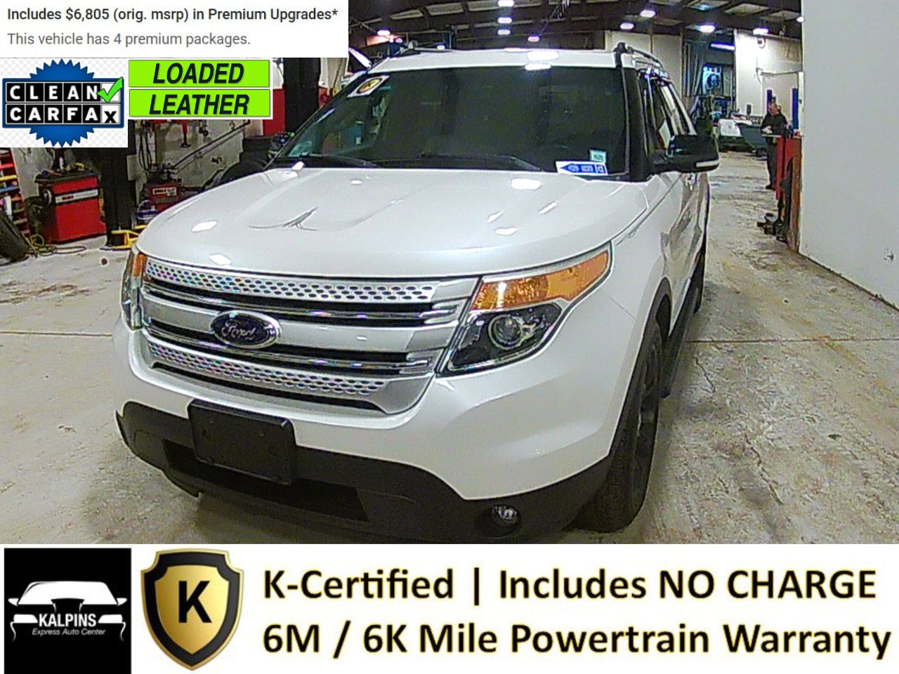 2015 Ford Explorer XLT 4WD w/ LEATHER SR NAV