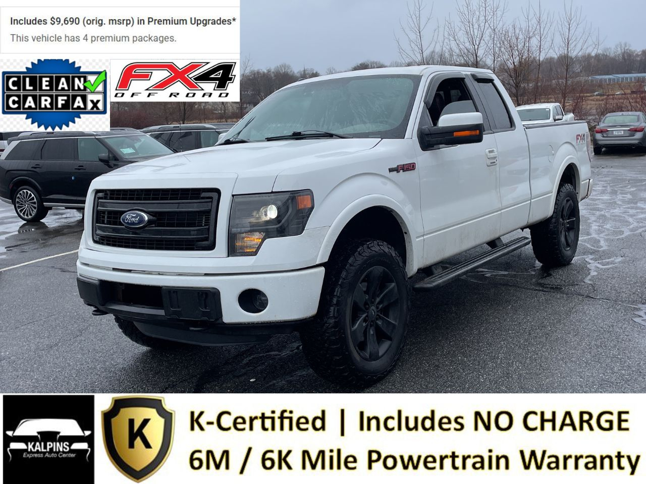 2013 Ford F-150 XLT SuperCab 8-ft. Bed 4WD FX4
