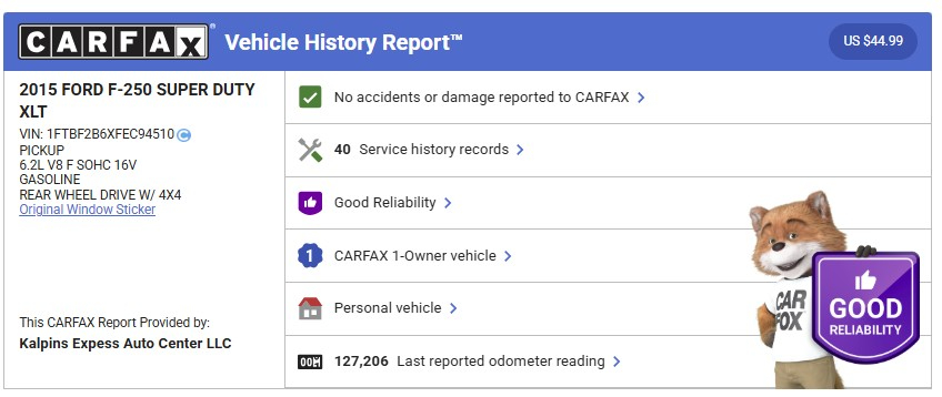 Ford F-250 SD XLT 4WD 2015
