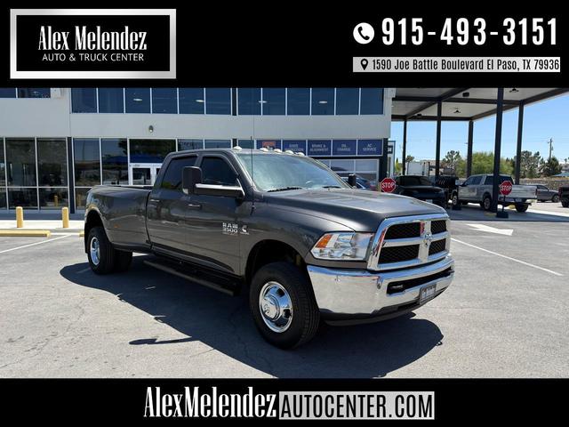 Gray 2018 RAM 3500 Tradesman Crew Cab LB DRW 4WD Pickup Truck Four-Wheel Drive Automatic