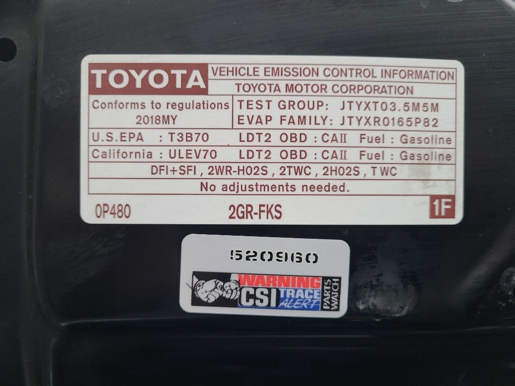 Toyota Highlander SE V6 AWD (Natl) 2018