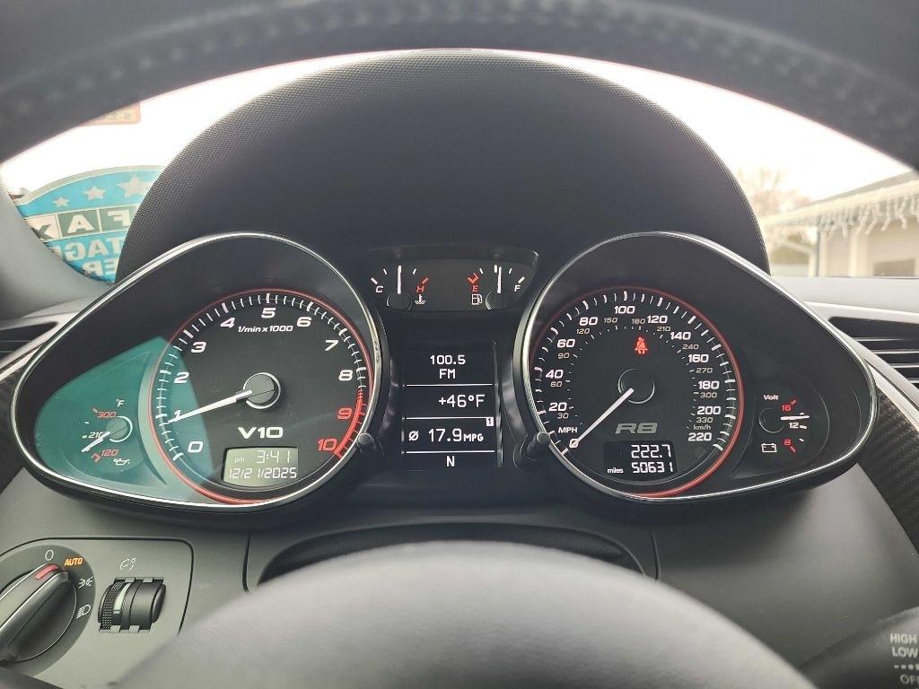 Audi R8 2dr Conv Auto quattro Spyder 5.2L 2012