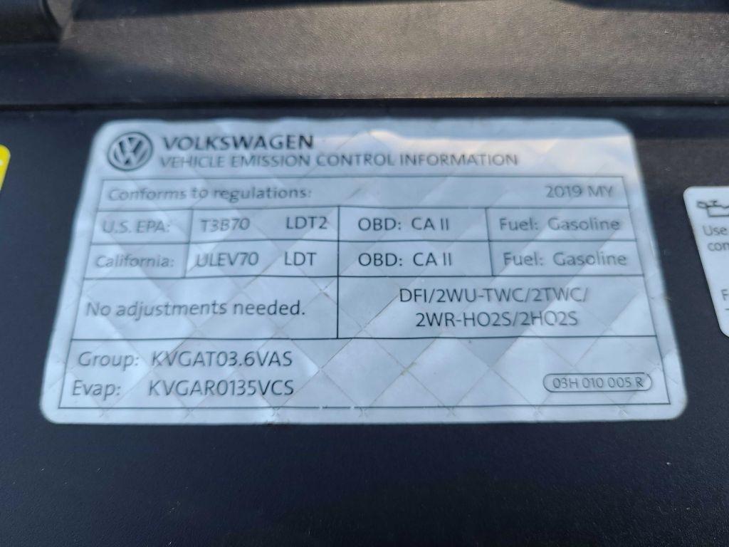 Volkswagen Atlas 3.6L V6 SEL 4MOTION 2019