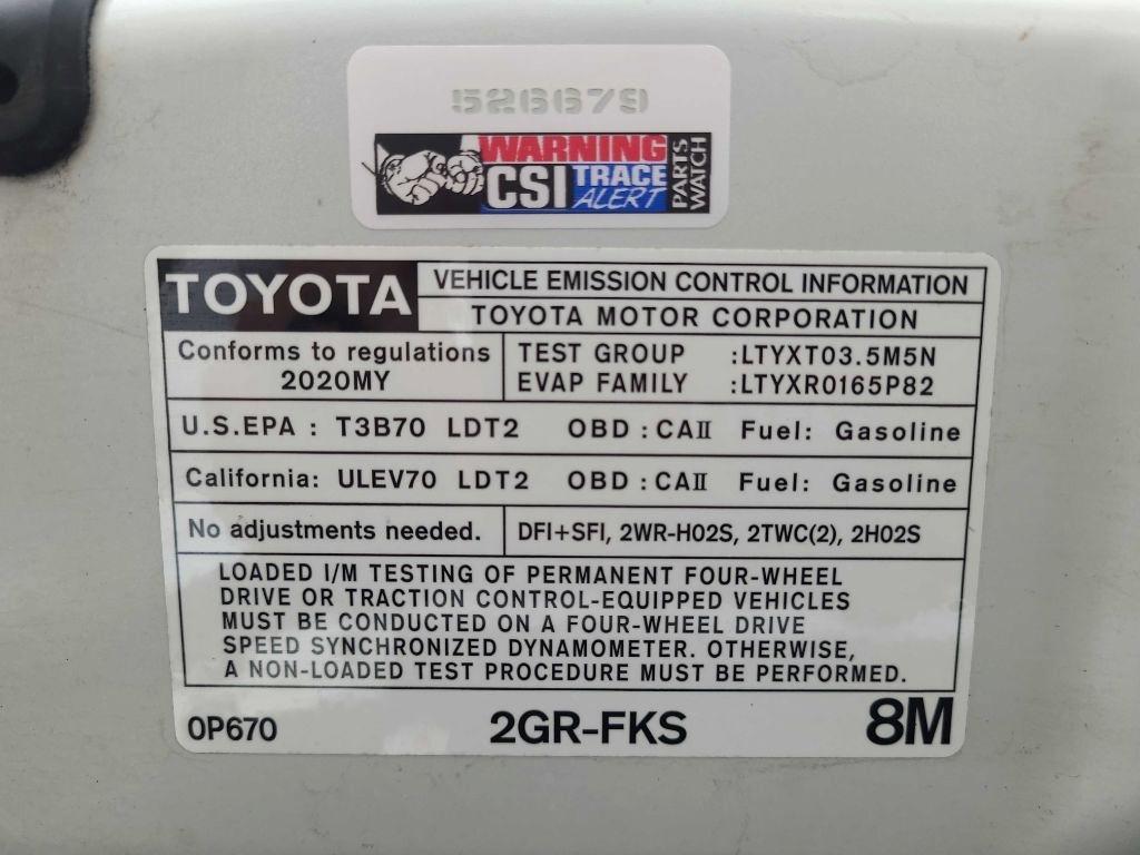 Toyota Tacoma 2WD SR Access Cab 6' Bed V6 AT (Natl) 2020