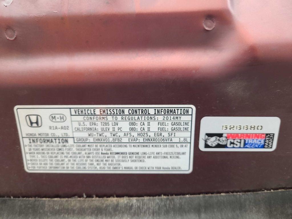 Honda Civic Sedan 4dr CVT EX-L 2014