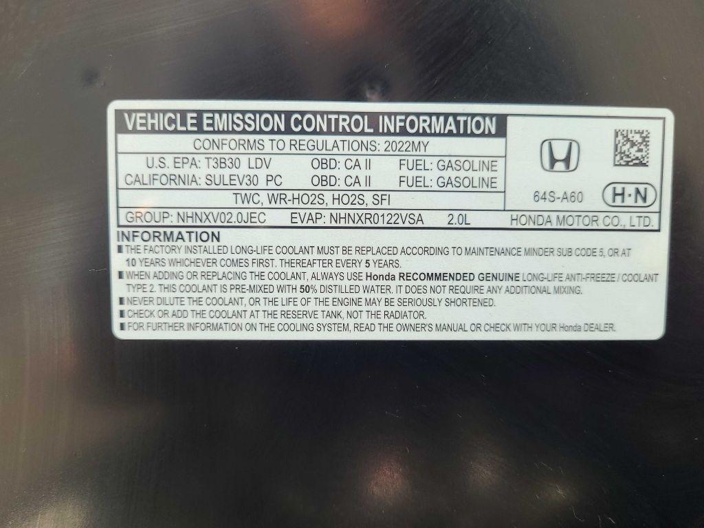 Honda Civic Sedan Sport CVT 2022