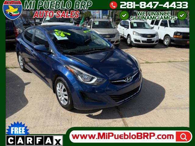 2016 Hyundai Elantra SE 6MT