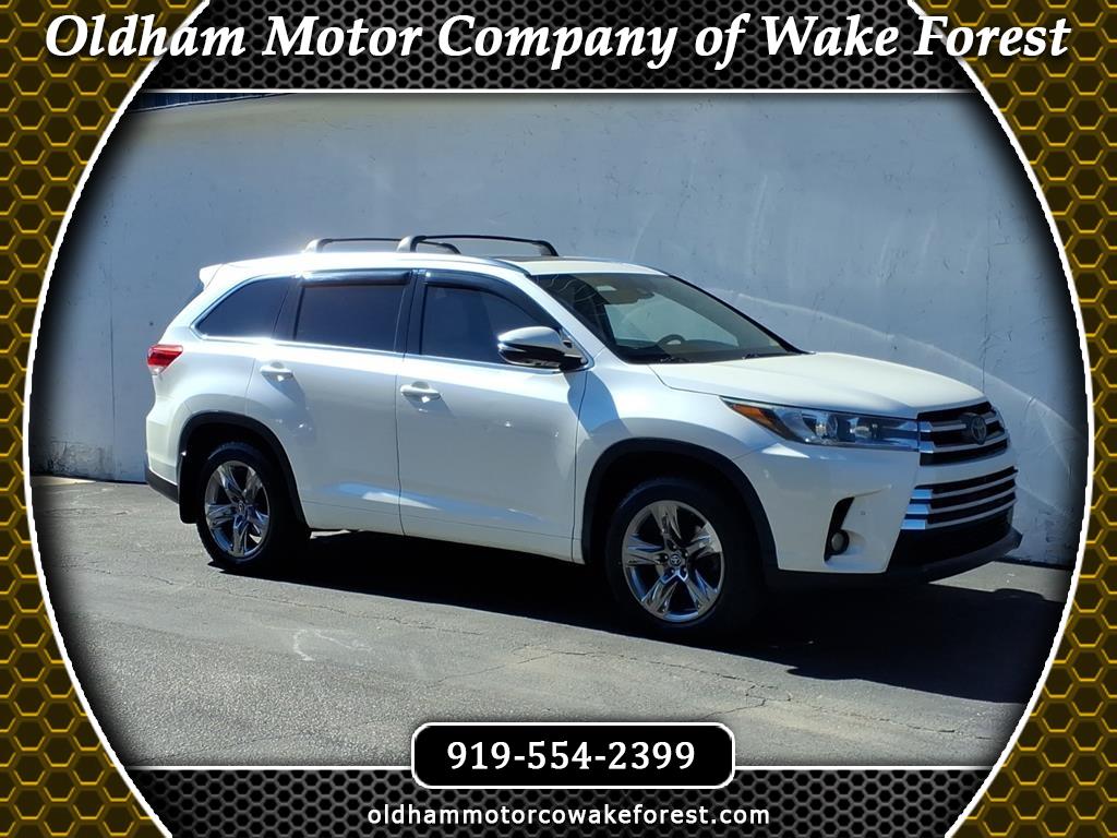 Toyota Highlander Limited AWD V6 2018