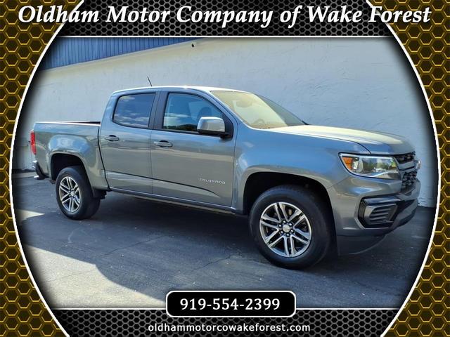 Gray 2021 Chevrolet Colorado Work Truck Crew Cab 4WD Pickup Truck Four-Wheel Drive Automatic