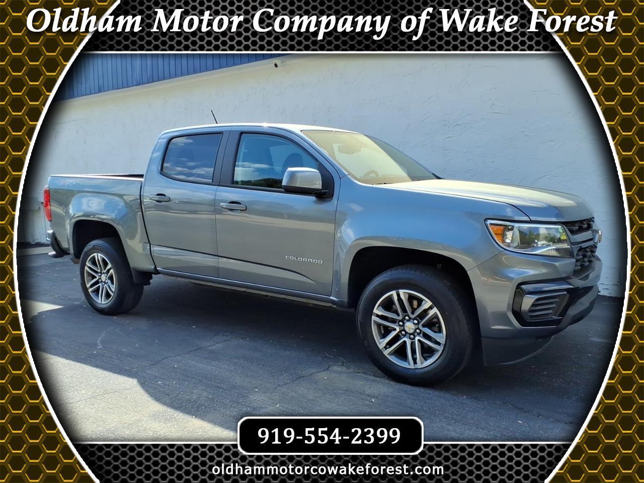 2021 Chevrolet Colorado 4WD Crew Cab 128" Work Truck