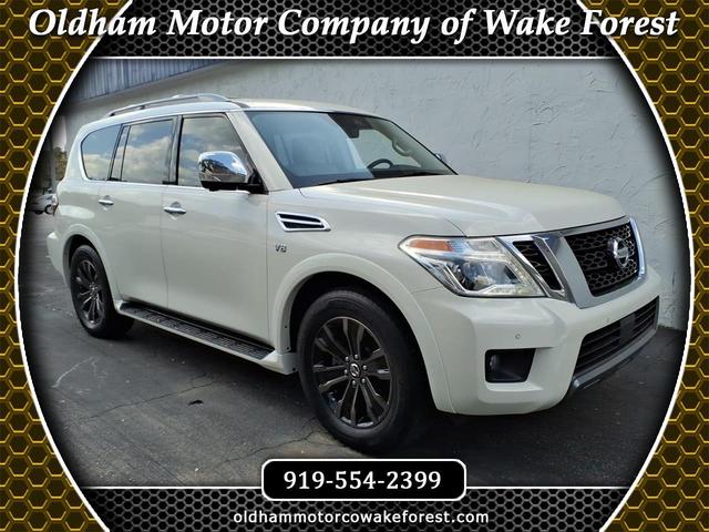 White 2019 Nissan Armada Platinum RWD SUV / Crossover 4X2 Automatic