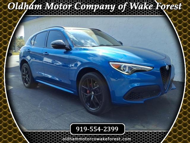 Blue 2020 Alfa Romeo Stelvio Sport RWD SUV / Crossover Rear-Wheel Drive Automatic