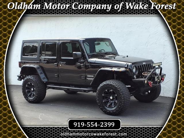 Black 2017 Jeep Wrangler Unlimited Sport 4WD SUV / Crossover Four-Wheel Drive 5-Speed Automatic