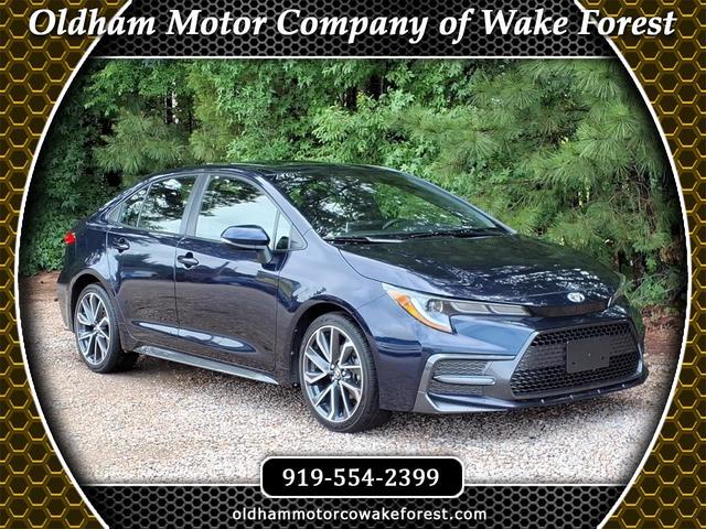 Dk. Blue 2021 Toyota Corolla Sedan Front-Wheel Drive Continuously Variable Transmission
