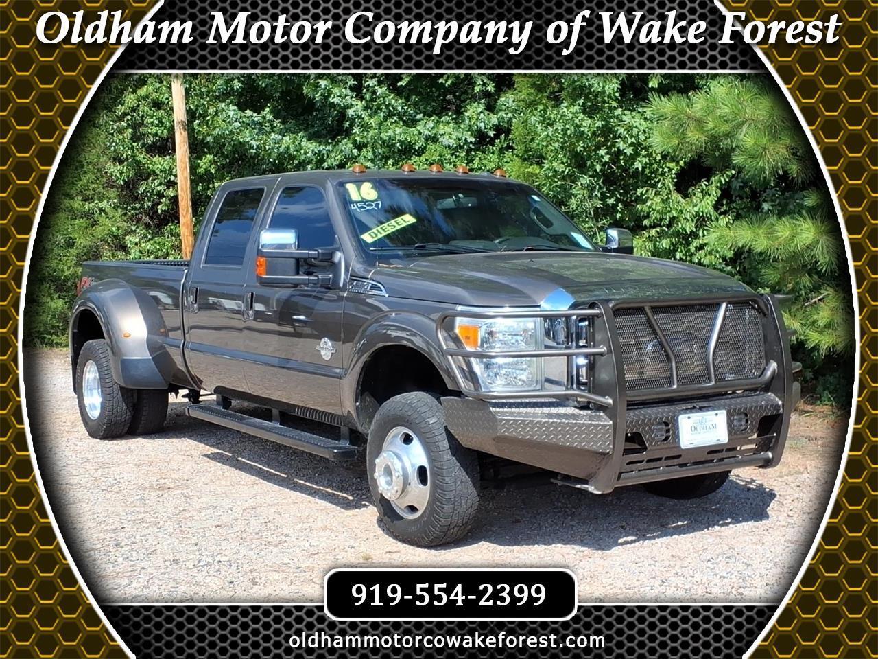 Ford Super Duty F-350 DRW 4WD Crew Cab 172" Platinum 2016