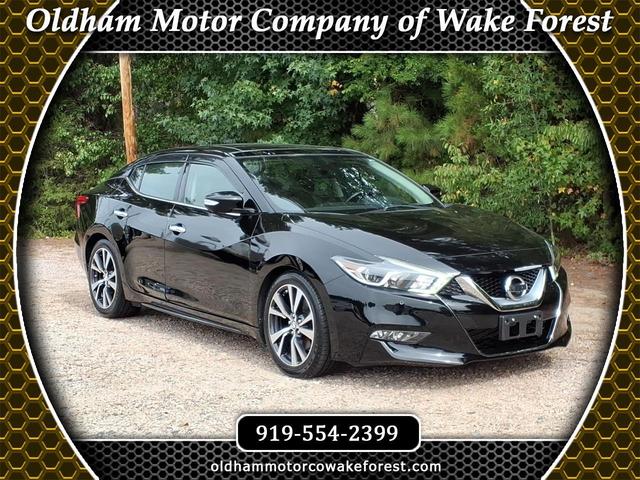 Black 2017 Nissan Maxima Sedan Front-Wheel Drive 7-Speed CVT