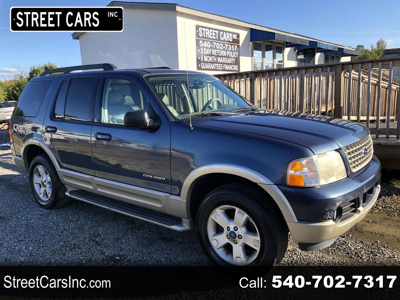 Used 05 Ford Explorer Eddie Bauer Sport Utility 4d For Sale In Fredericksburg Va Street Cars Inc Used 05 Ford Explorer Eddie Bauer Sport Utility 4d For Sale In Fredericksburg Va Street Cars Inc