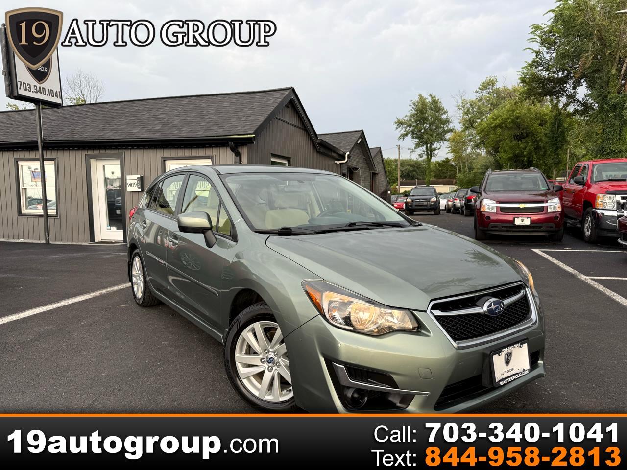 2016 Subaru Impreza 2.0i Premium PZEV 5-Door