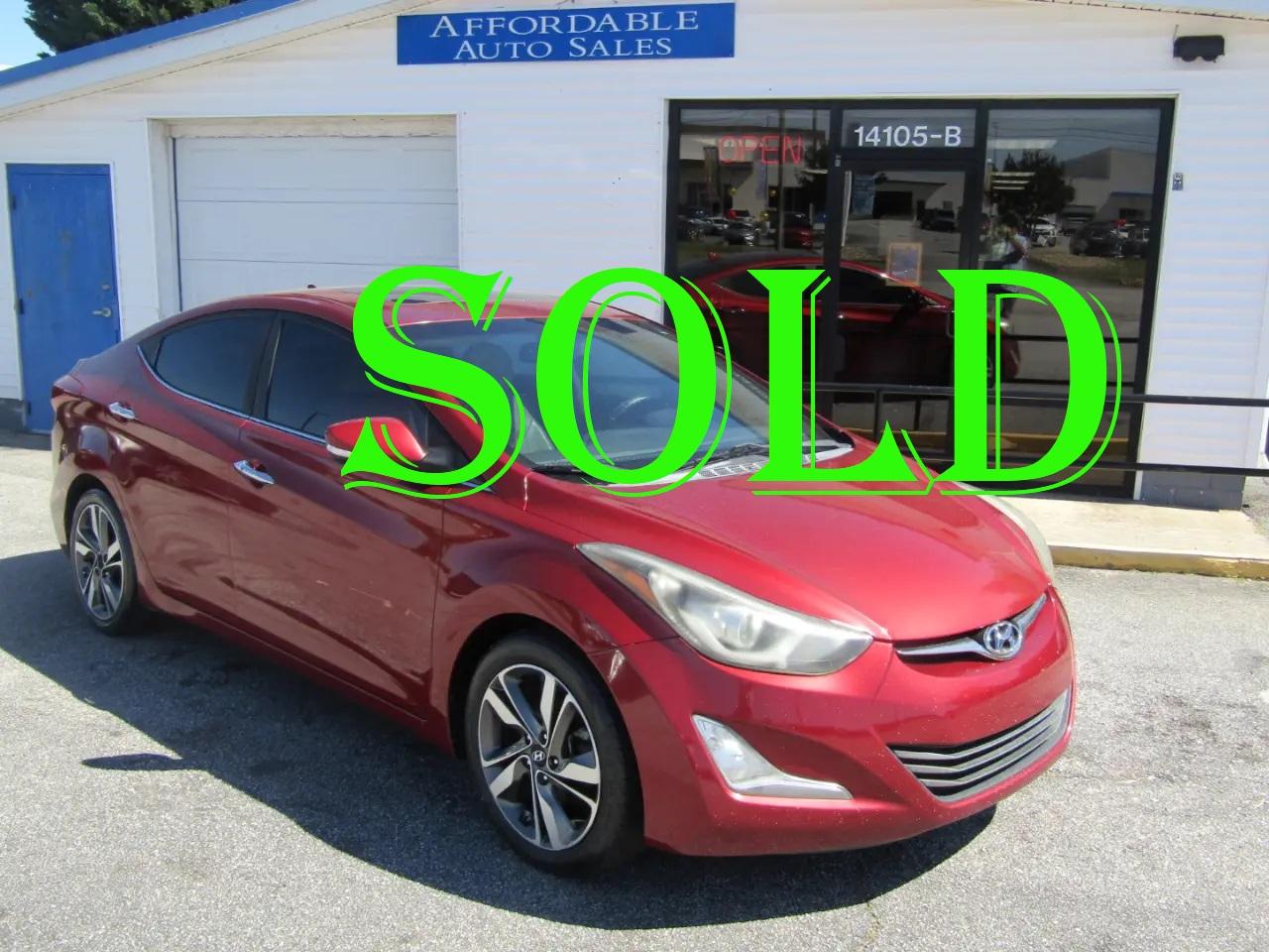 2014 Hyundai Elantra Limited