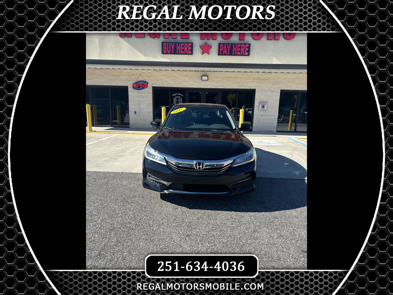 2017 Honda Accord Touring V6 Sedan 6-Spd AT