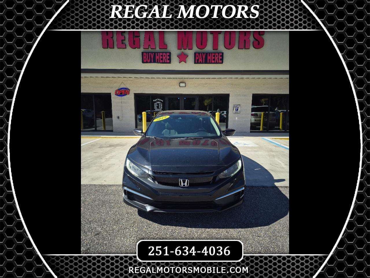 2019 Honda Civic LX Honda Sensing Sedan CVT