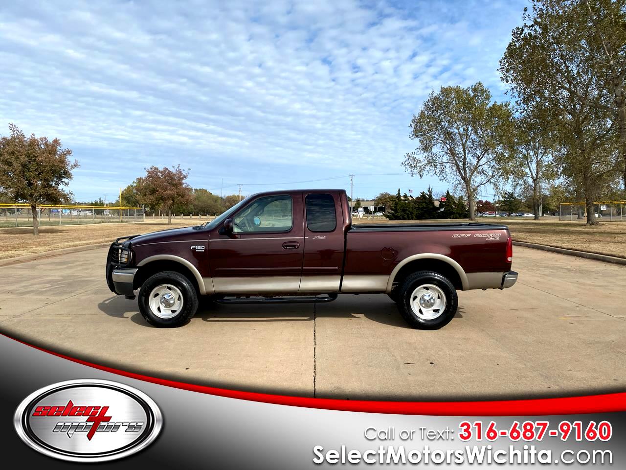 Used 2001 Ford F-150 Supercab 139" Lariat 4WD for Sale in Wichita KS 2001 Ford F150 Triton V8 Towing Capacity