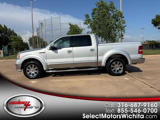 Silver 2006 Lincoln Mark LT SuperCrew Pickup Truck Rear-Wheel Drive Automatic