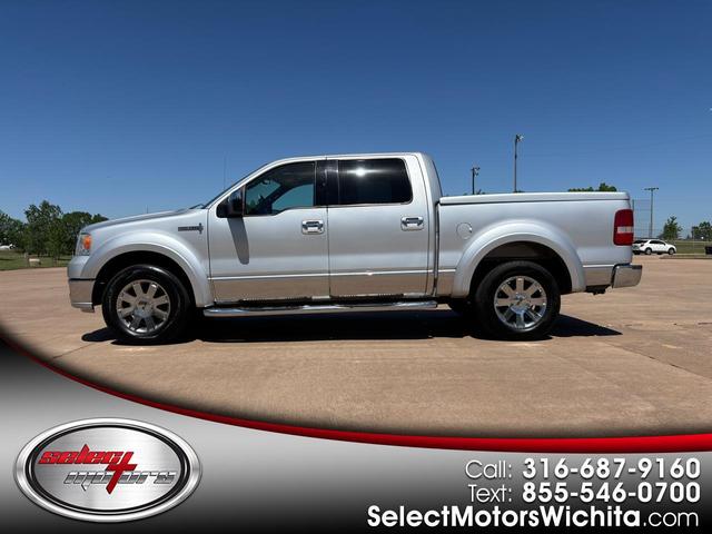 Silver 2006 Lincoln Mark LT SuperCrew Pickup Truck Rear-Wheel Drive Automatic