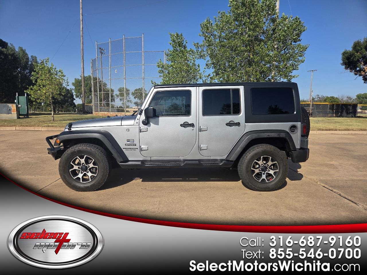 2016 Jeep Wrangler Unlimited 4WD 4dr Sport