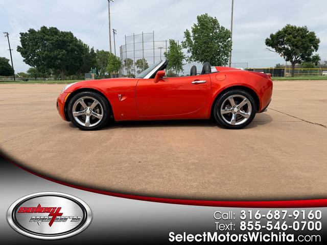 Orange 2008 Pontiac Solstice Convertible Rear-Wheel Drive Automatic