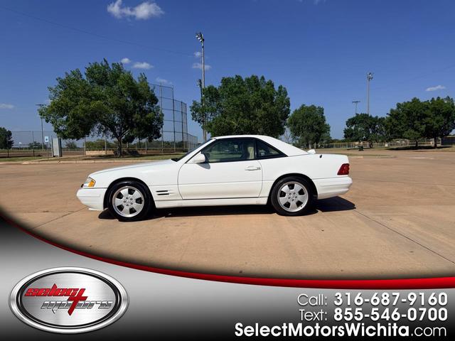 White 2000 Mercedes-Benz SL-Class Convertible Rear-Wheel Drive Automatic
