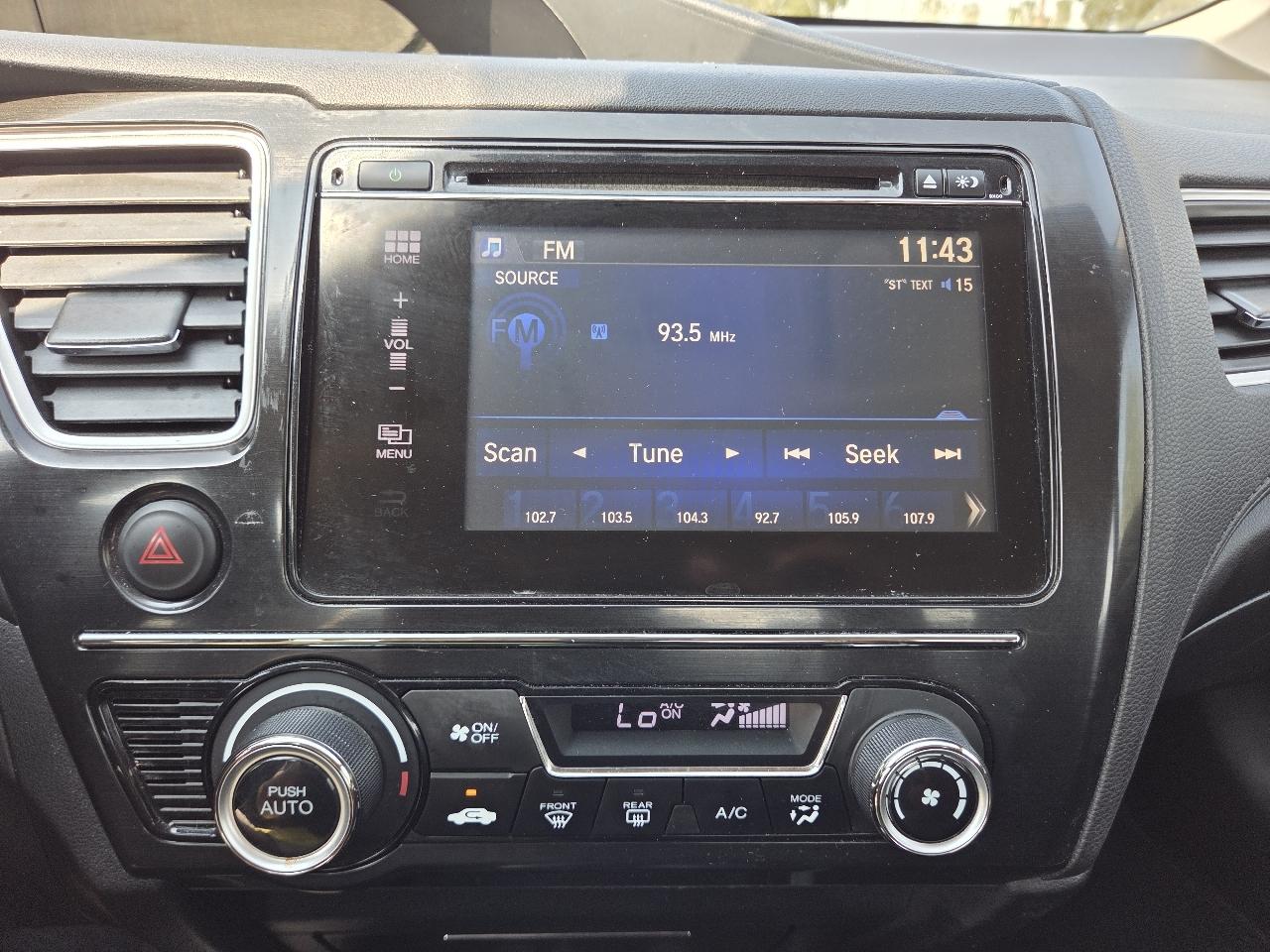 Honda Civic Sedan 4dr CVT EX 2015