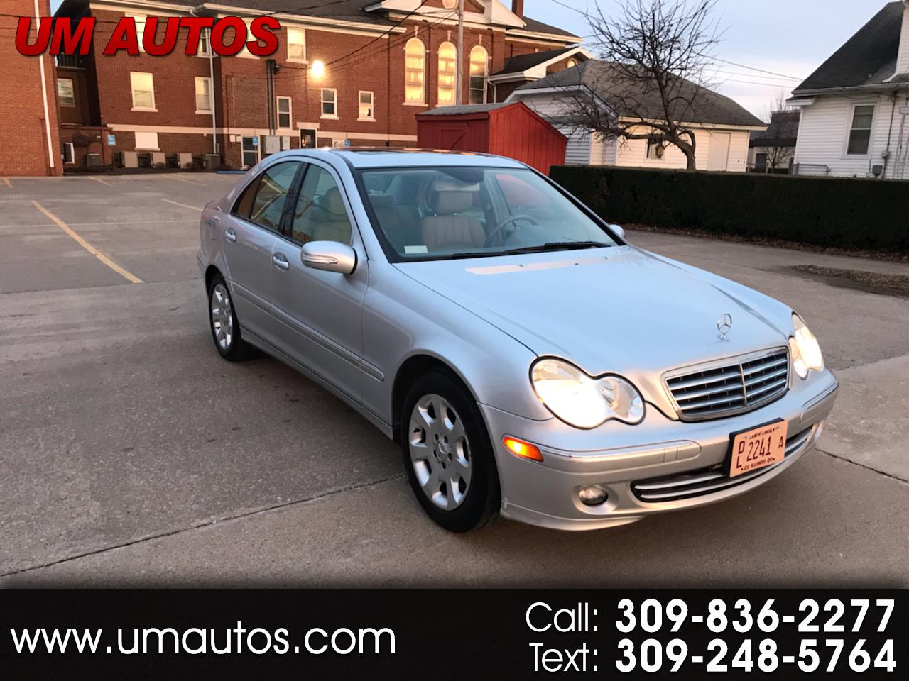 Used 2006 Mercedes Benz C Class C280 Luxury Sedan For Sale In Macomb Il 61455 Um Autos
