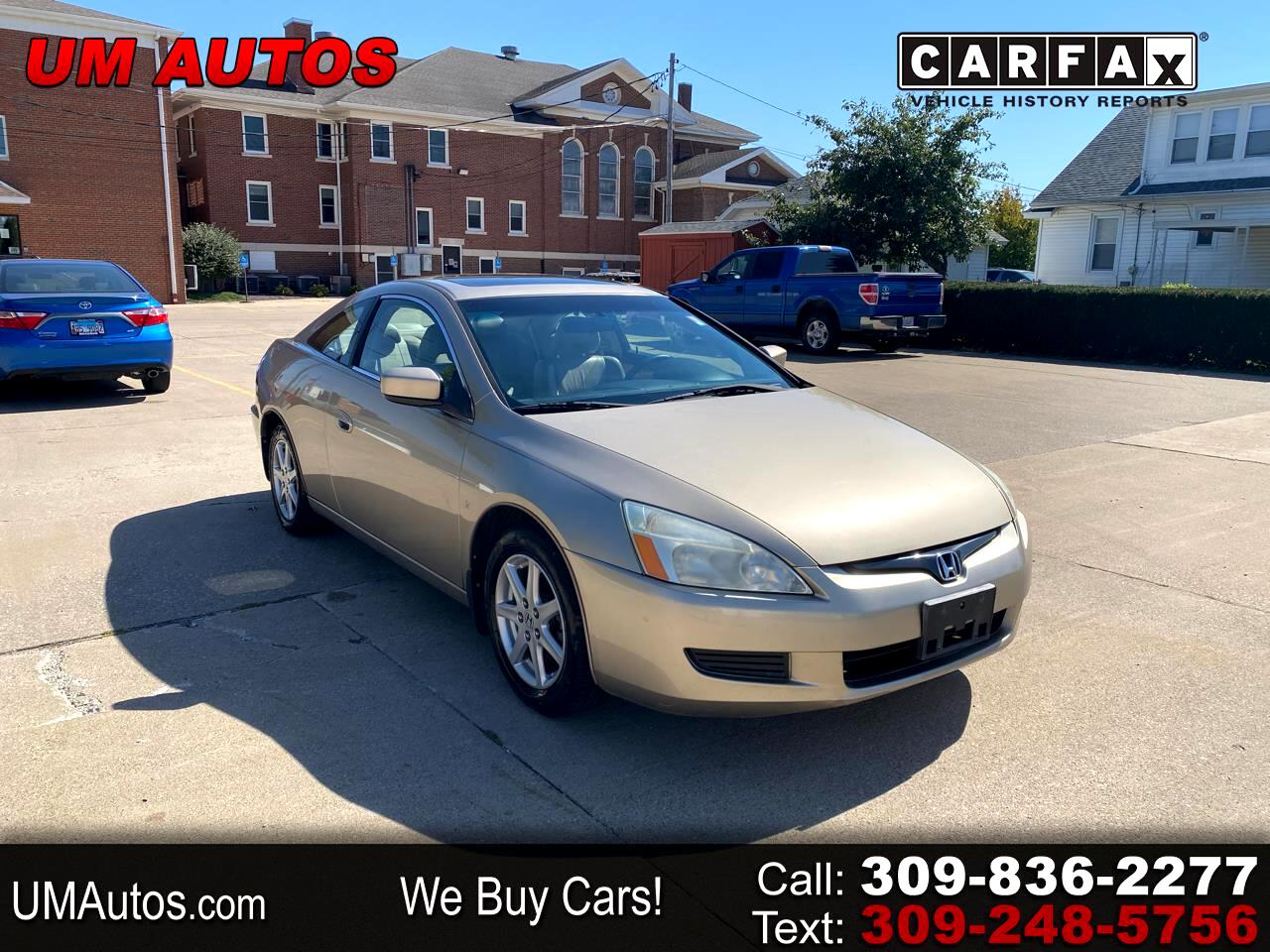 2003 Honda Accord EX V6 Coupe AT with Navigation System