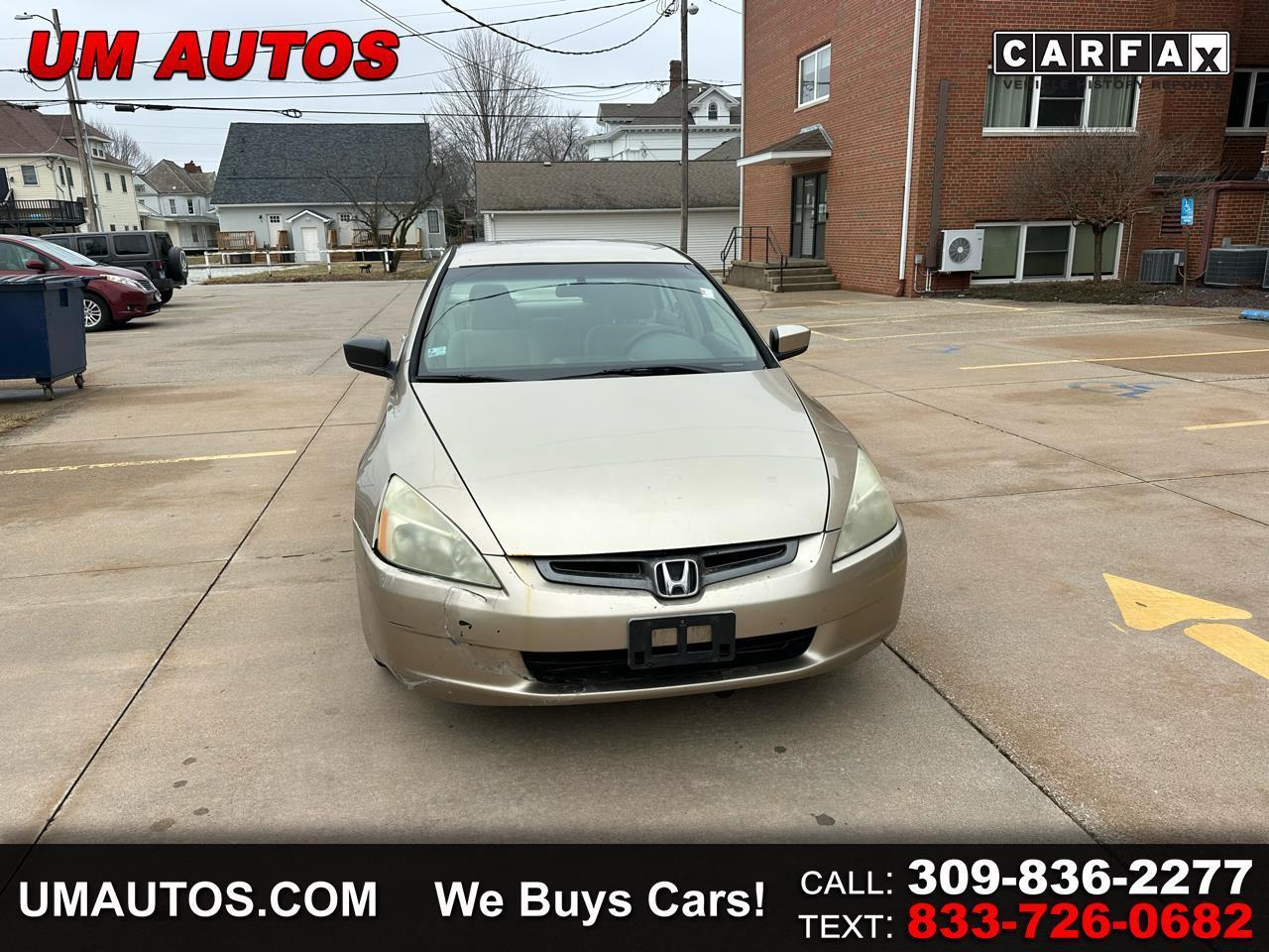 2003 Honda Accord LX sedan AT