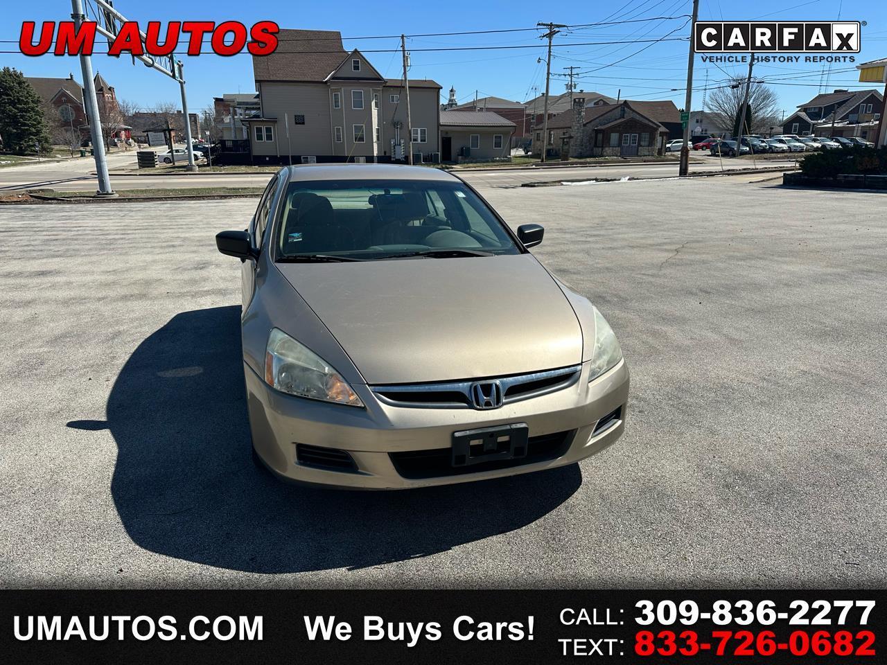 2007 Honda Accord VP Sedan AT