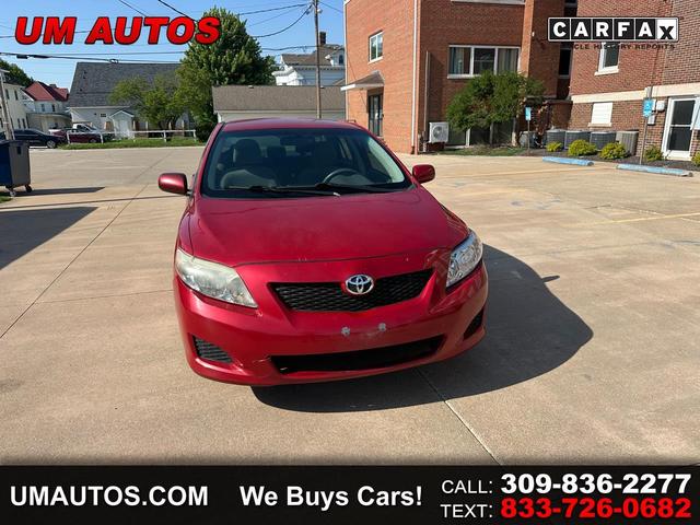 Red 2009 Toyota Corolla S Sedan Front-Wheel Drive Automatic