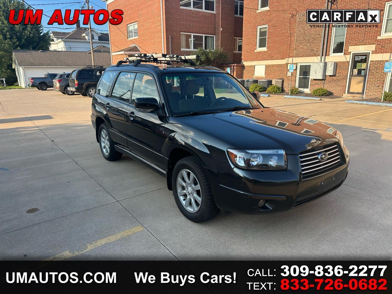 Black 2008 Subaru Forester SUV / Crossover  Automatic