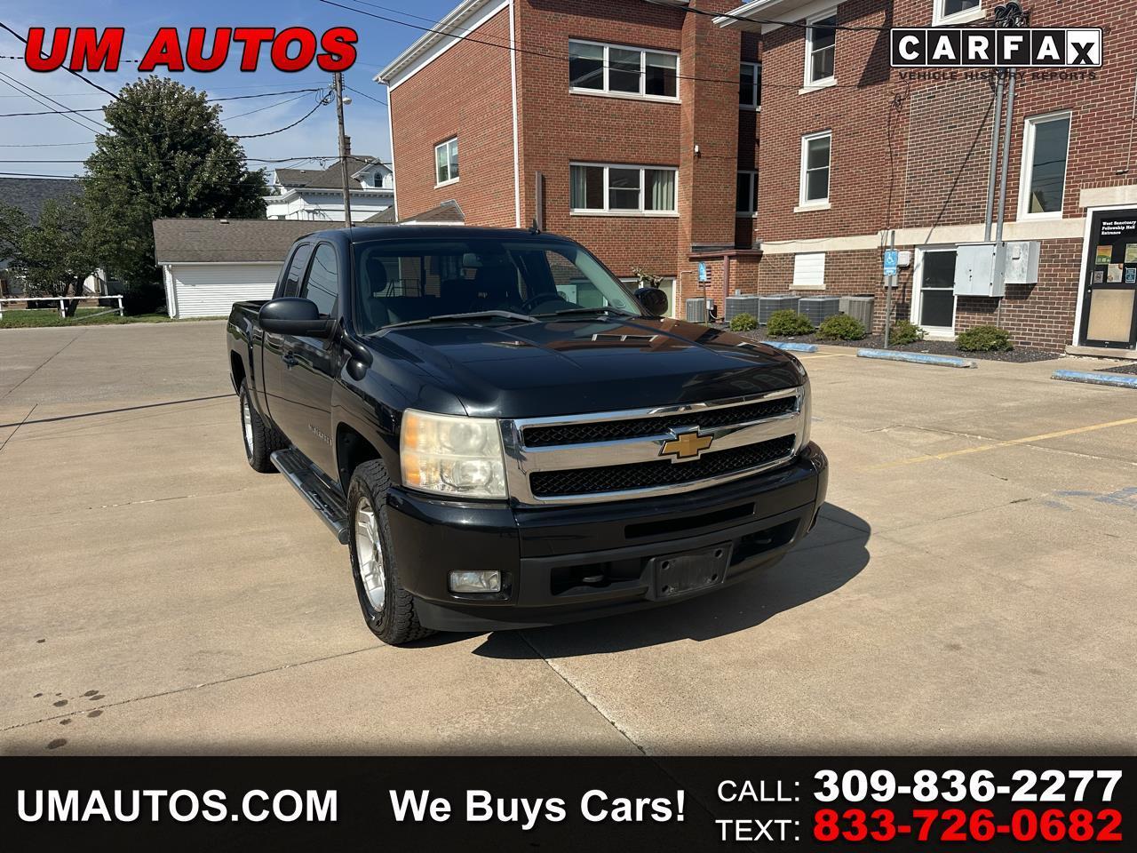 2009 Chevrolet Silverado 1500 4WD Ext Cab 143.5" LTZ