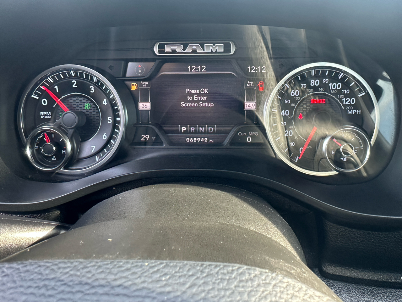 RAM 1500 Big Horn 4x4 Quad Cab 6'4" Box 2020