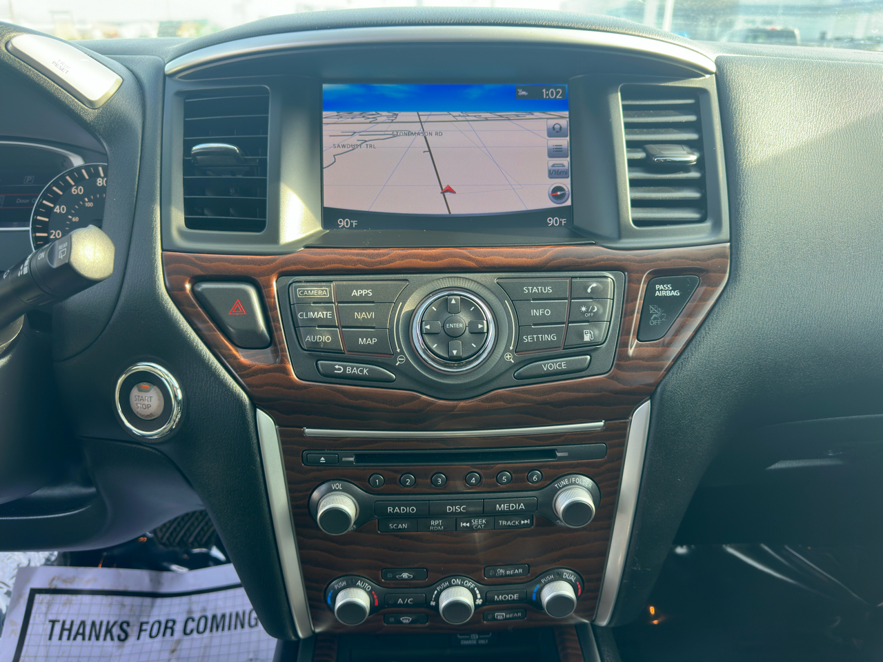 Nissan Pathfinder FWD Platinum 2018