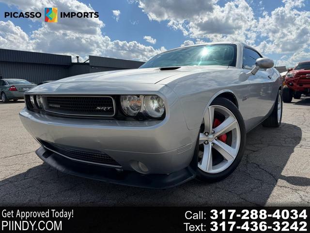 Silver 2012 Dodge Challenger SRT8 392 RWD Coupe Rear-Wheel Drive Automatic