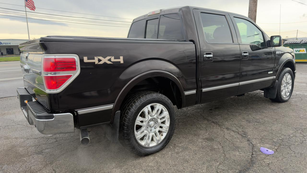 Ford F-150 4WD SuperCrew 145" Platinum 2013