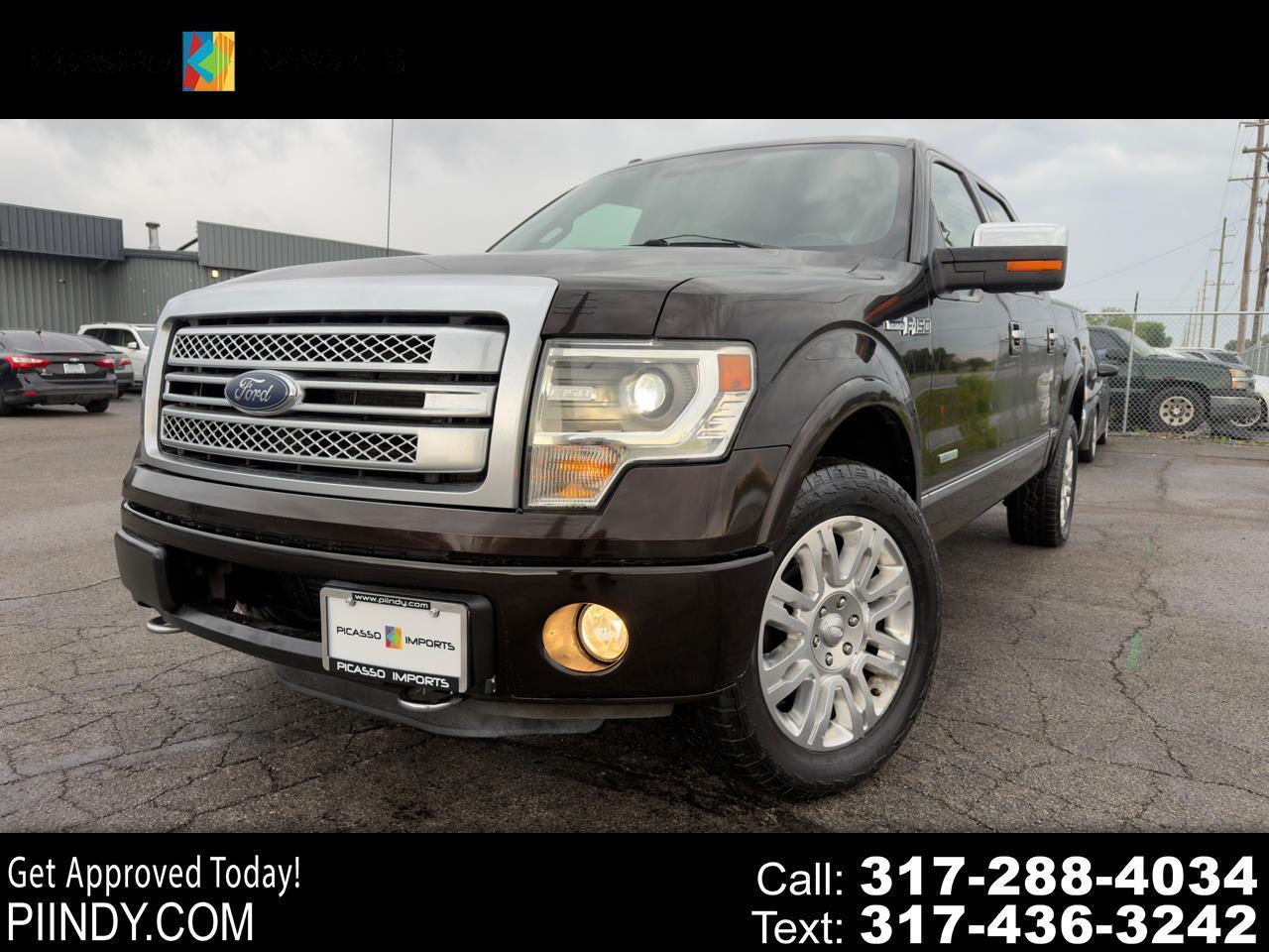 Ford F-150 4WD SuperCrew 145" Platinum 2013