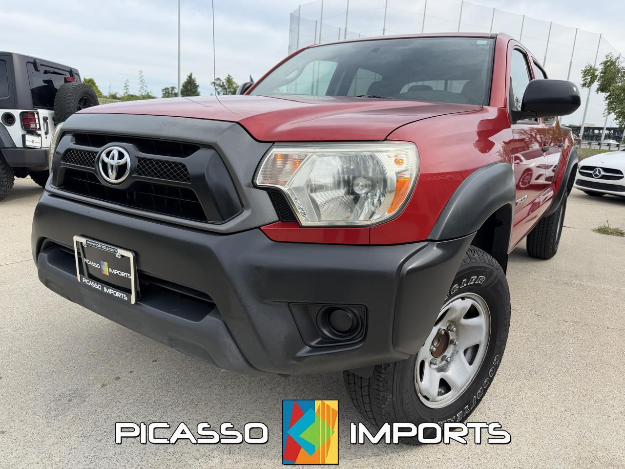 Red (Burgundy) 2014 Toyota Tacoma Pickup Truck 4X2 Automatic