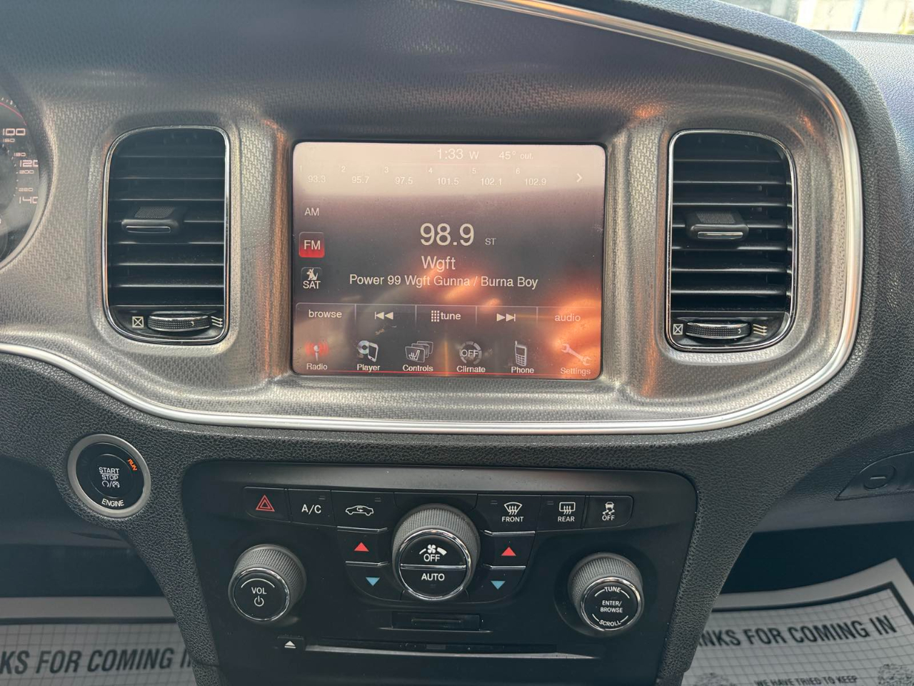 Dodge Charger 4dr Sdn SXT RWD 2013