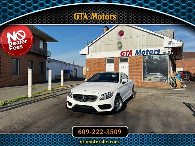White 2017 Mercedes-Benz C-Class C 300 Coupe 4MATIC Coupe All-Wheel Drive Automatic