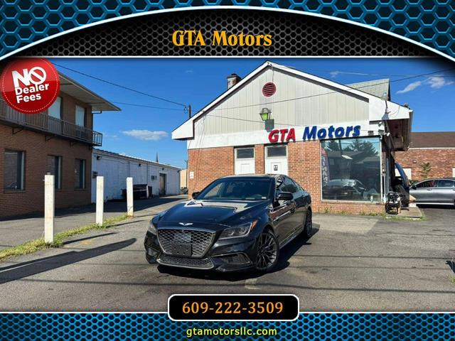 Black 2018 Genesis G80 Sedan Rear-Wheel Drive Automatic