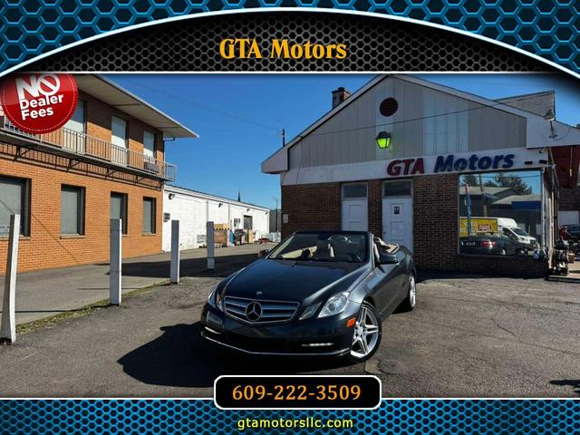 Gray 2013 Mercedes-Benz E-Class Convertible Rear-Wheel Drive Automatic